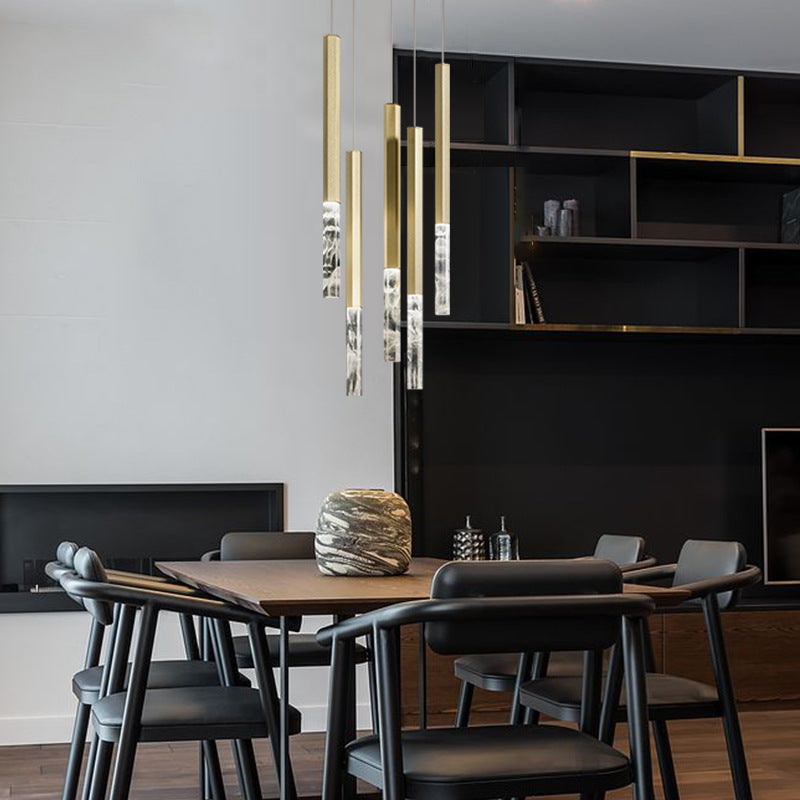 Strip Crystal Pendant Lamp