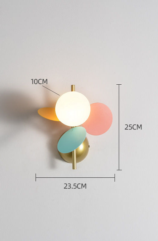 Round Colored Wall Lamps