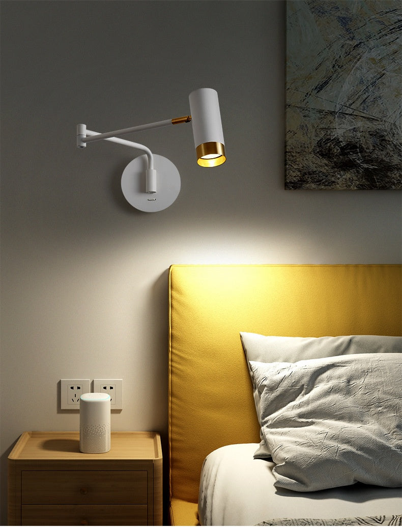 Telescopic Rocker Arm Wall Lamp