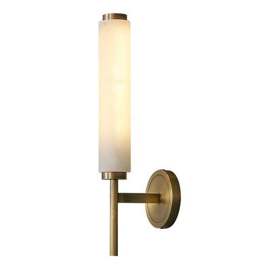 Alina  Solid Brass Marble Wall Lamp 