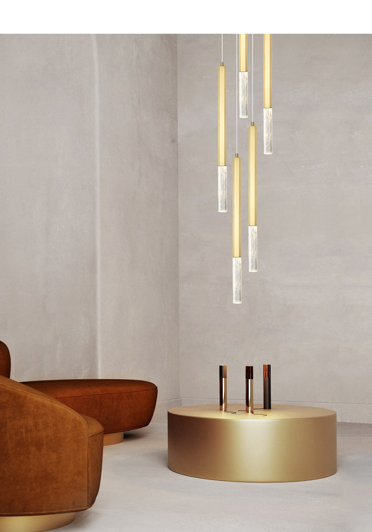 Strip Crystal Pendant Lamp