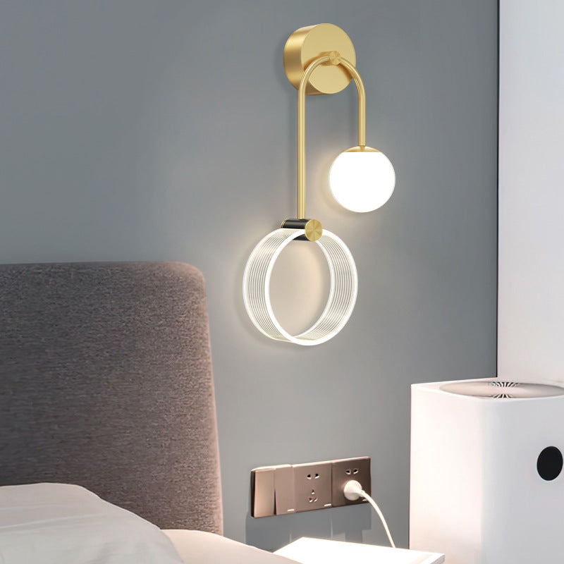 Balanced Circle LED Wall Lamp