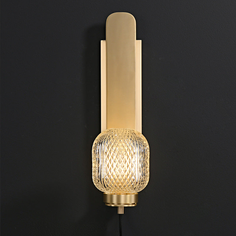 Pineapple Crystal Wall Lamp