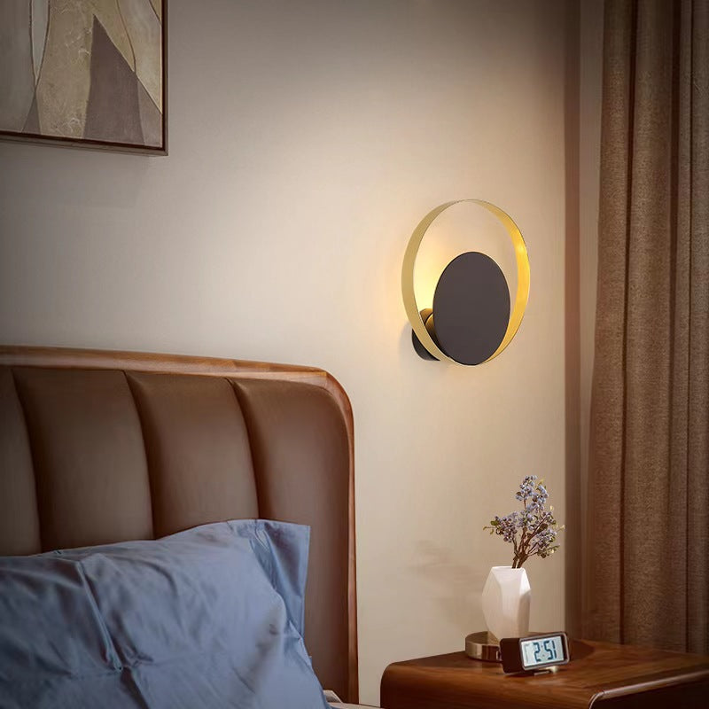 Round Eclipse Shell Wall Lamp