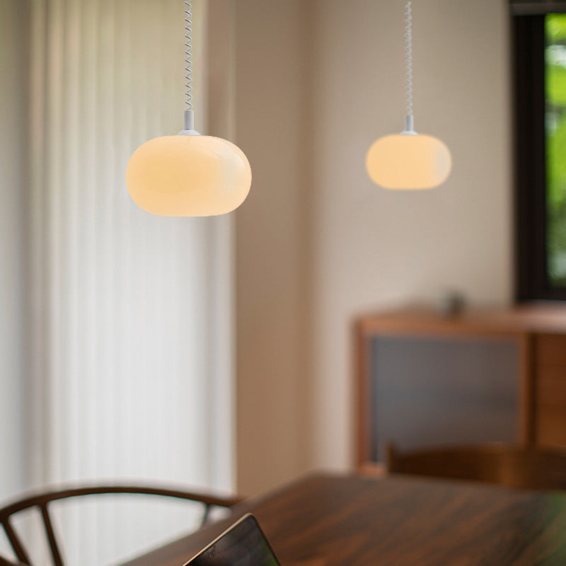 Circular Lifting Glass Pendant Lamp