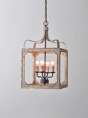 Bohemian Square Box Chandelier