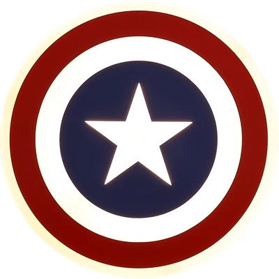 Captain America Shield Wall Lamp