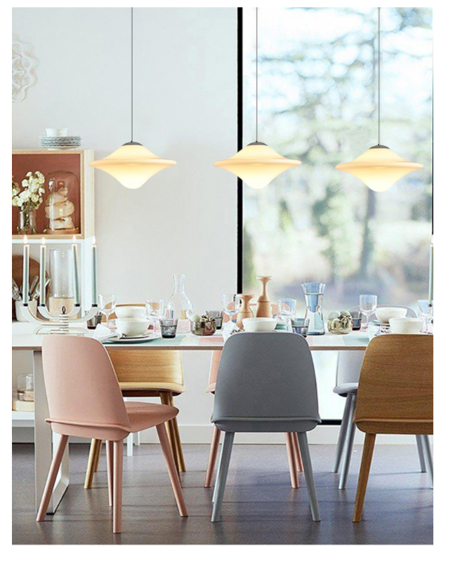 Disc Glass Pendant Lamp 