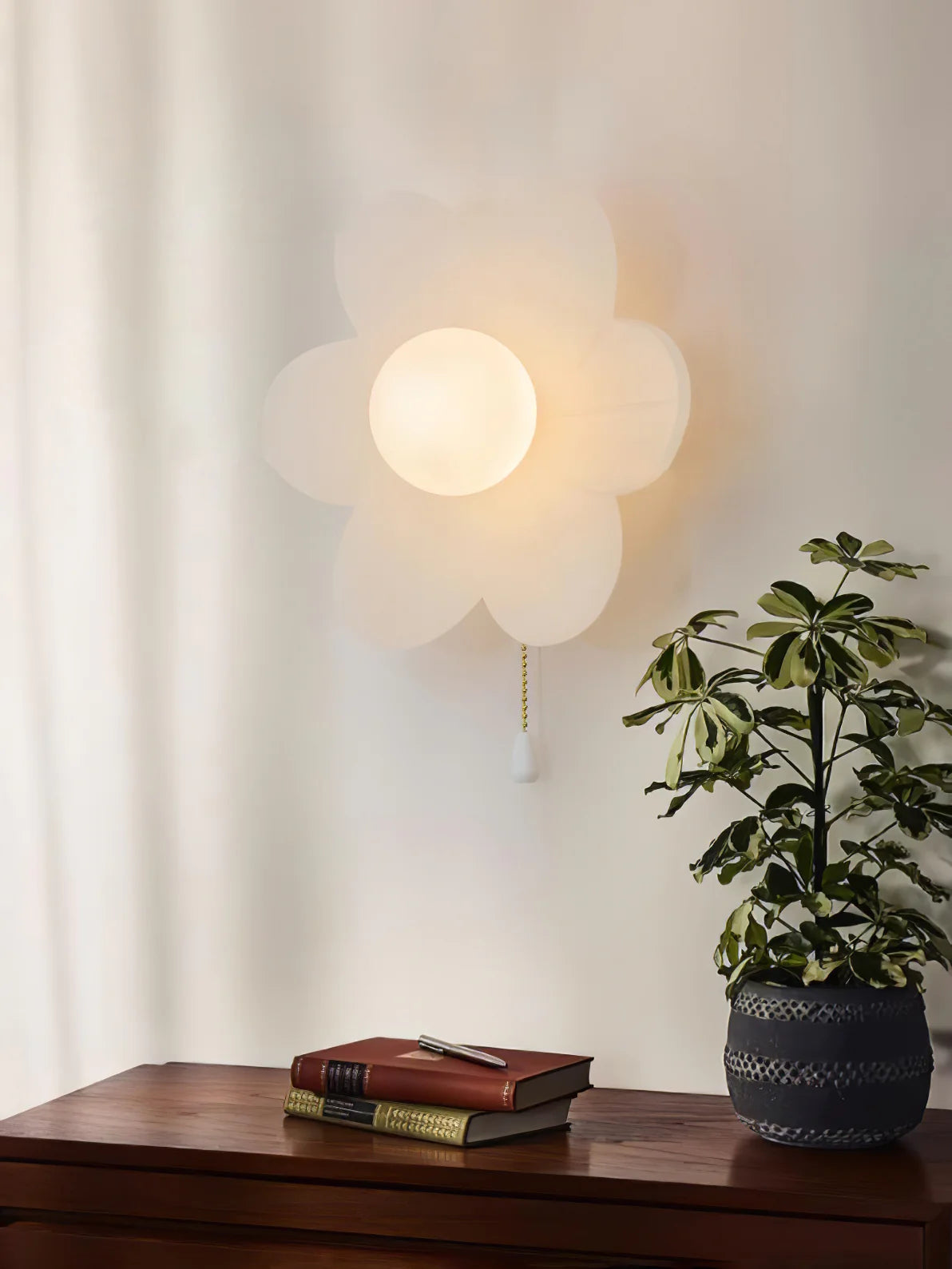 Three-Color Flower Wall Lamp