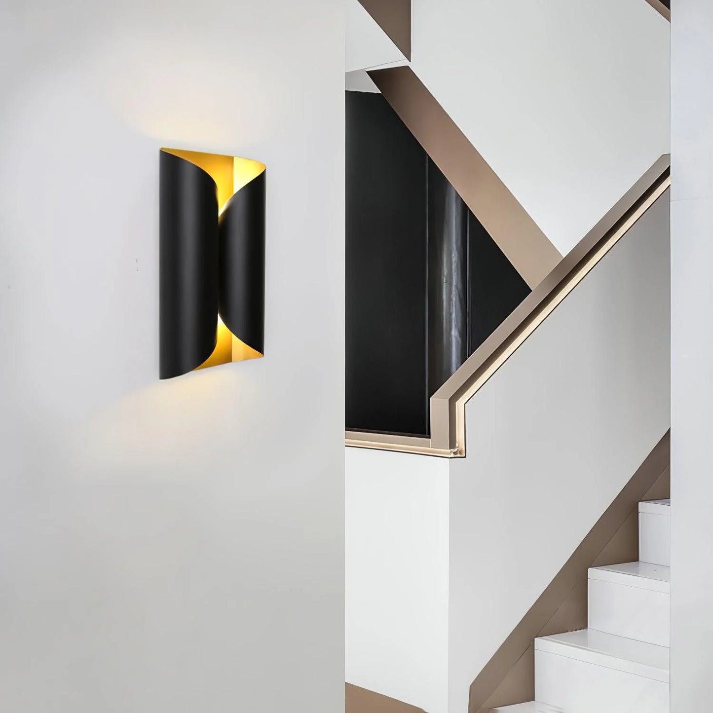 H Folding Paper Box Wall Lamp