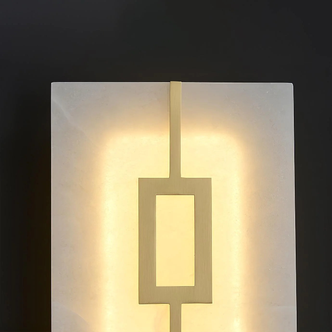 Square Marble Wall Lamp