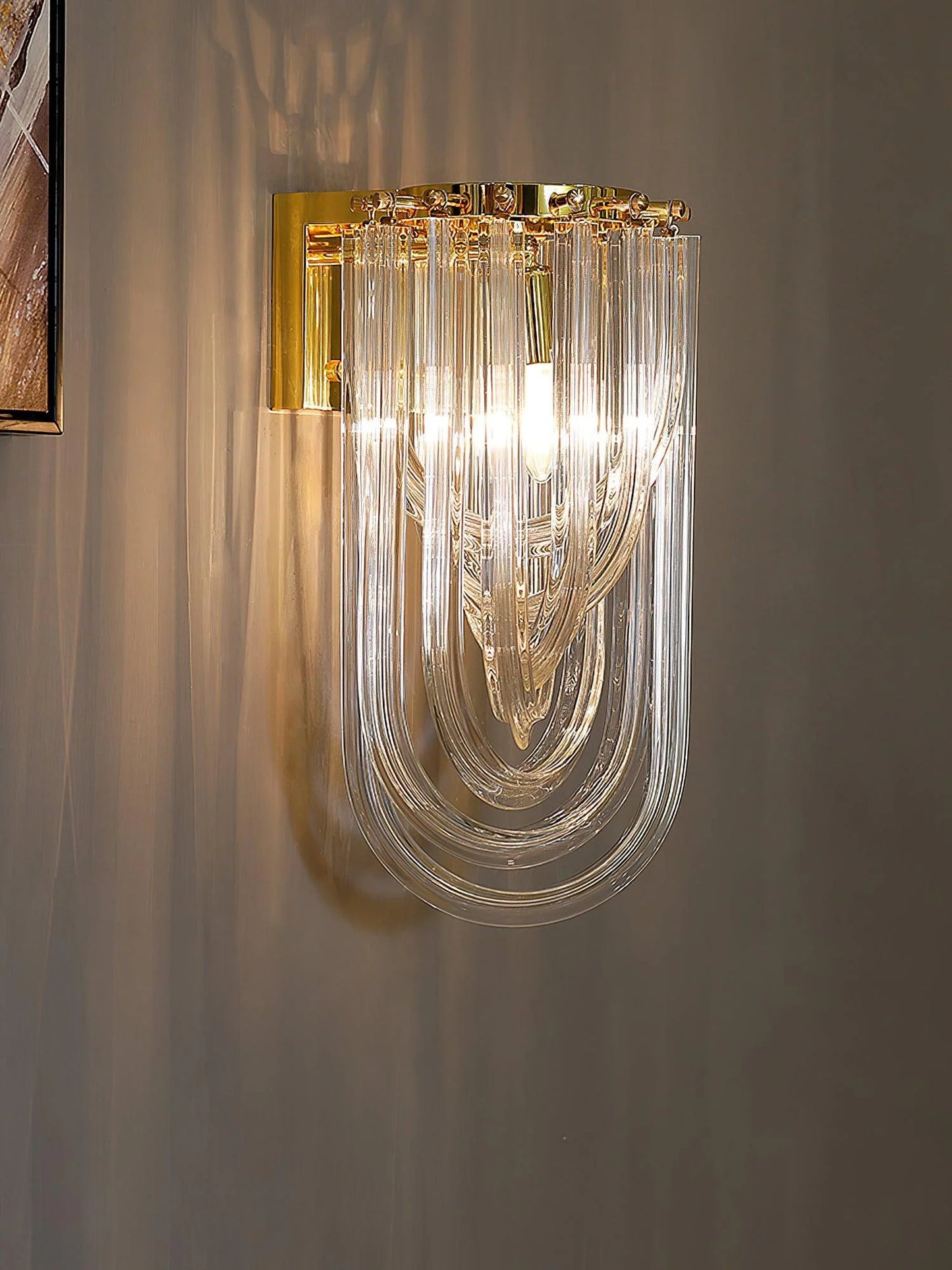 Character Glass Wall Lamp