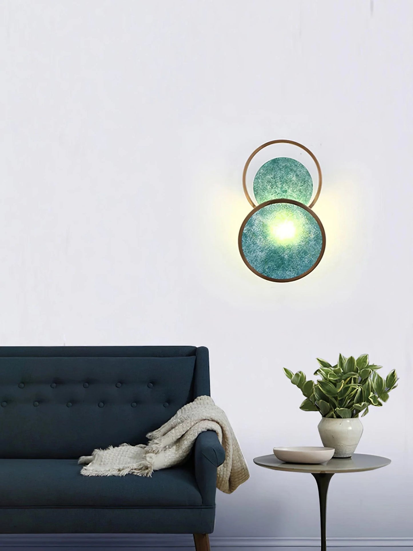 Seawater Quicksand Blue Wall Lamp