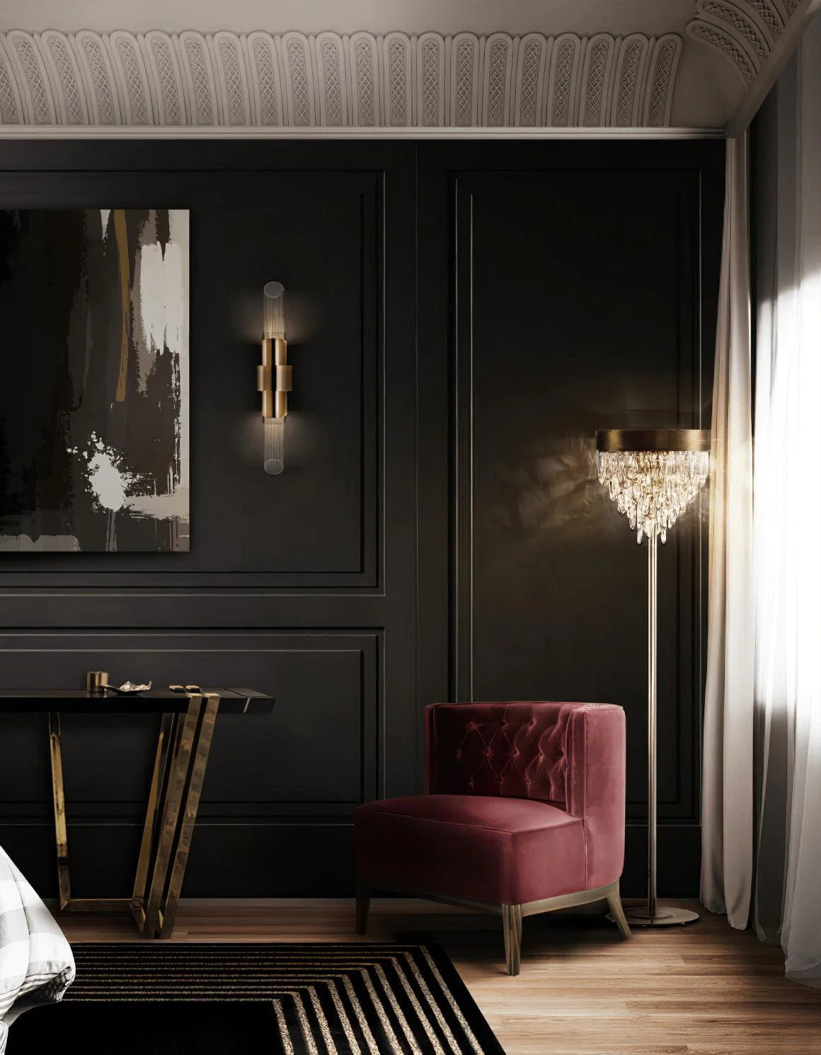 Kotani Crystal Wall Lamp