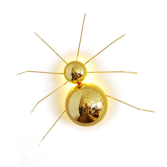 Golden Spider LED Wall Lamp