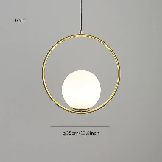 Mila Glass Ball Pendant