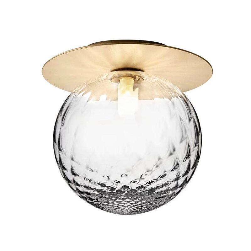 Diamond-Shaped Glass Bulb Wall Lamp