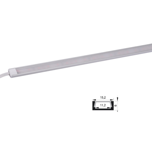 Slim LED Aluminum Channel 15X6mm 1-3meter – BELECOME