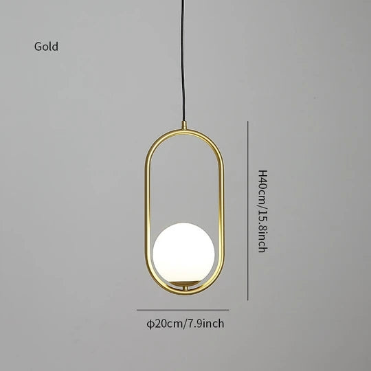 Mila Glass Ball Pendant