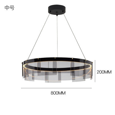 Contemporary Stratos LED Chandelier