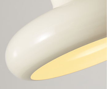 Cream Rocker Arm Pendant Lamp