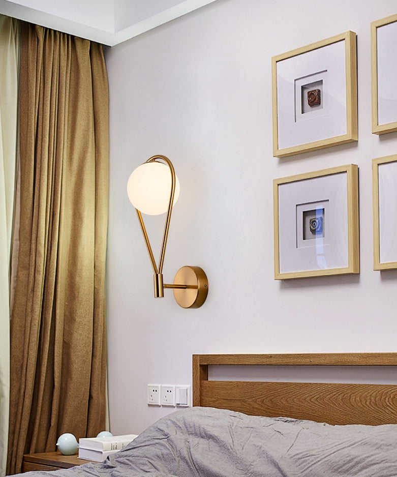 Light Luxury Brass Wall Lamp
