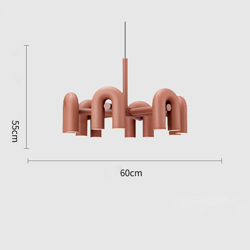 U-Shaped Balanced Chandelier