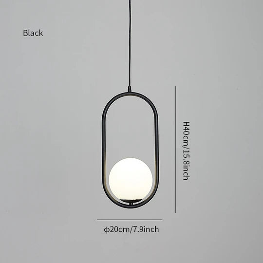 Mila Glass Ball Pendant