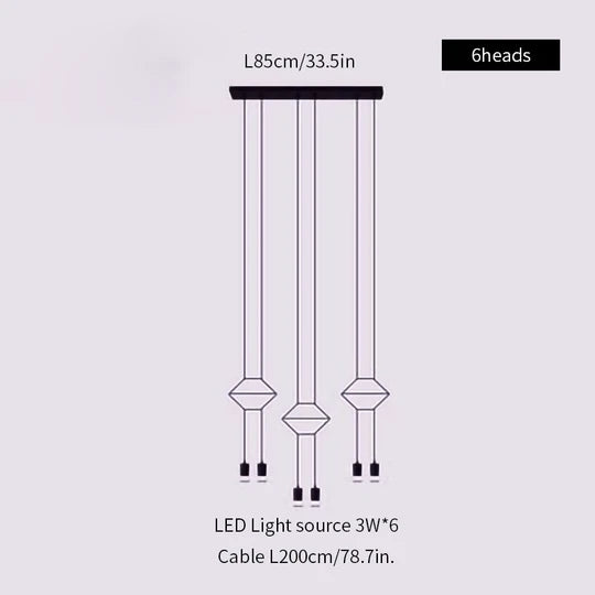 Wireflow LED Chandelier