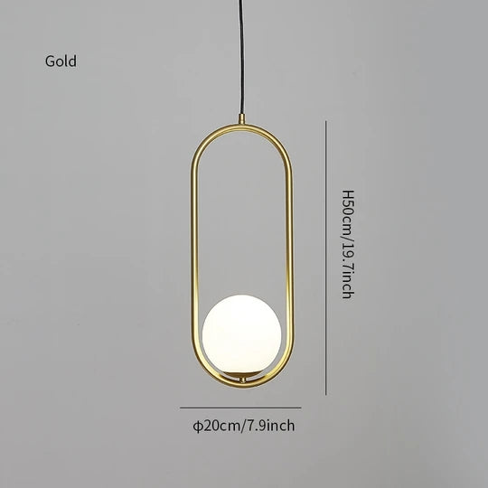 Mila Glass Ball Pendant