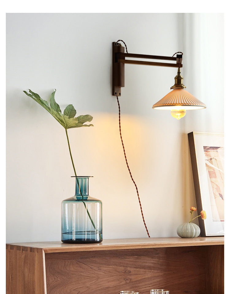 Vintage Folding Wall Lamps