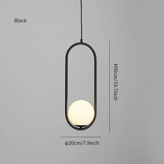Mila Glass Ball Pendant