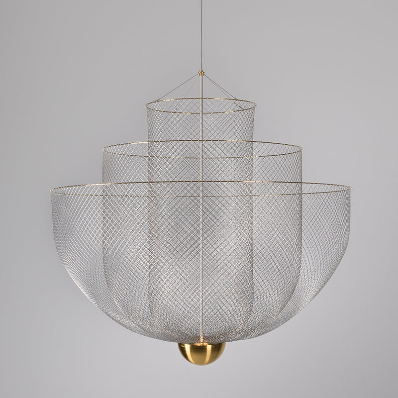 Metal Meshmatics chandelier