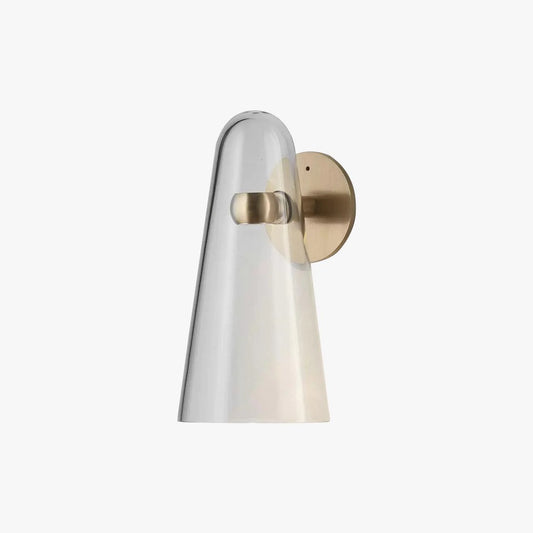 Transparent Conical Wall Lamp