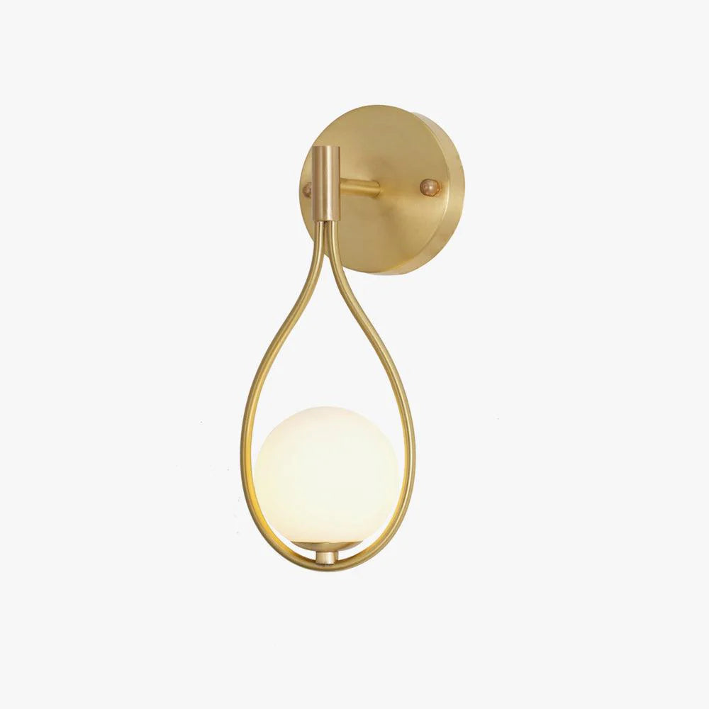 Light Luxury Brass Wall Lamp