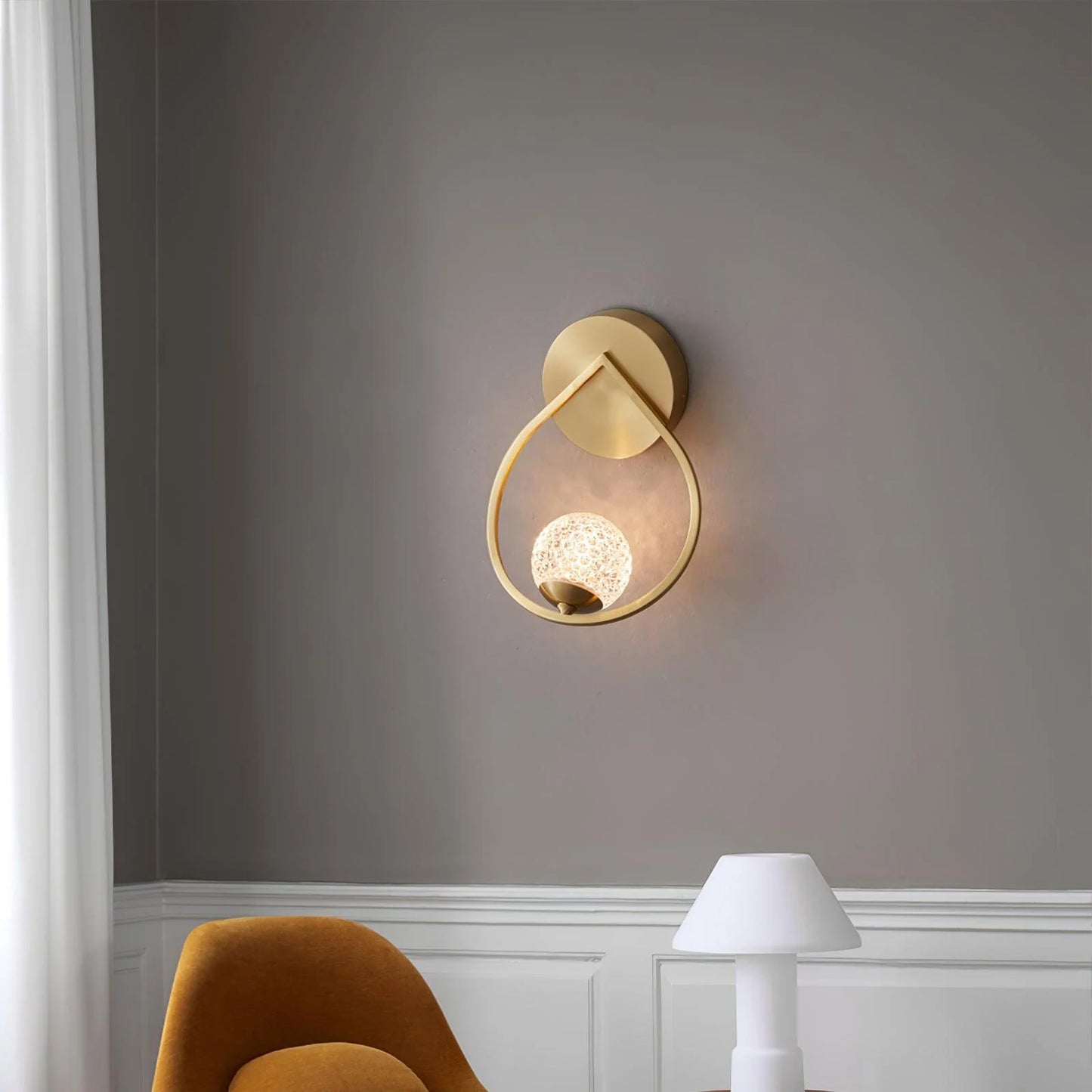 Love Water Drop Wall Lamp