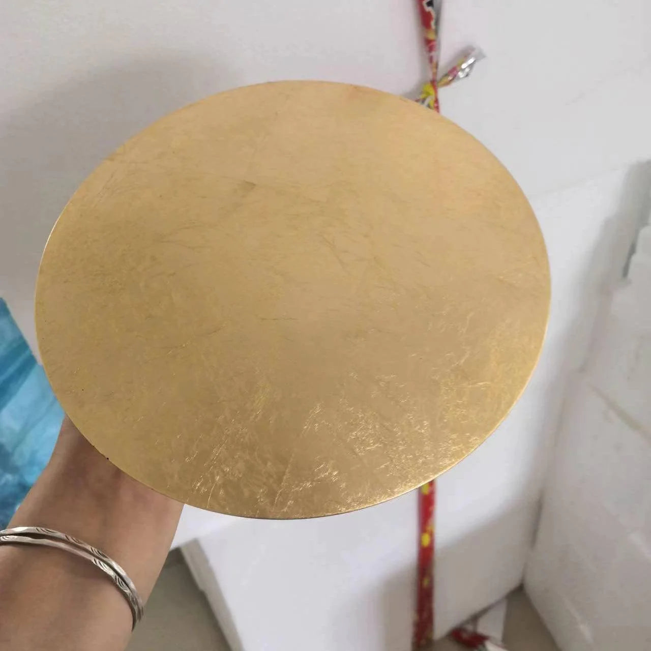 LI Gold Leaf Wall Lamp