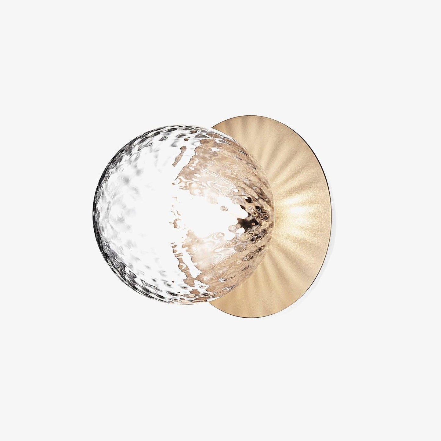 Diamond-Shaped Glass Bulb Wall Lamp