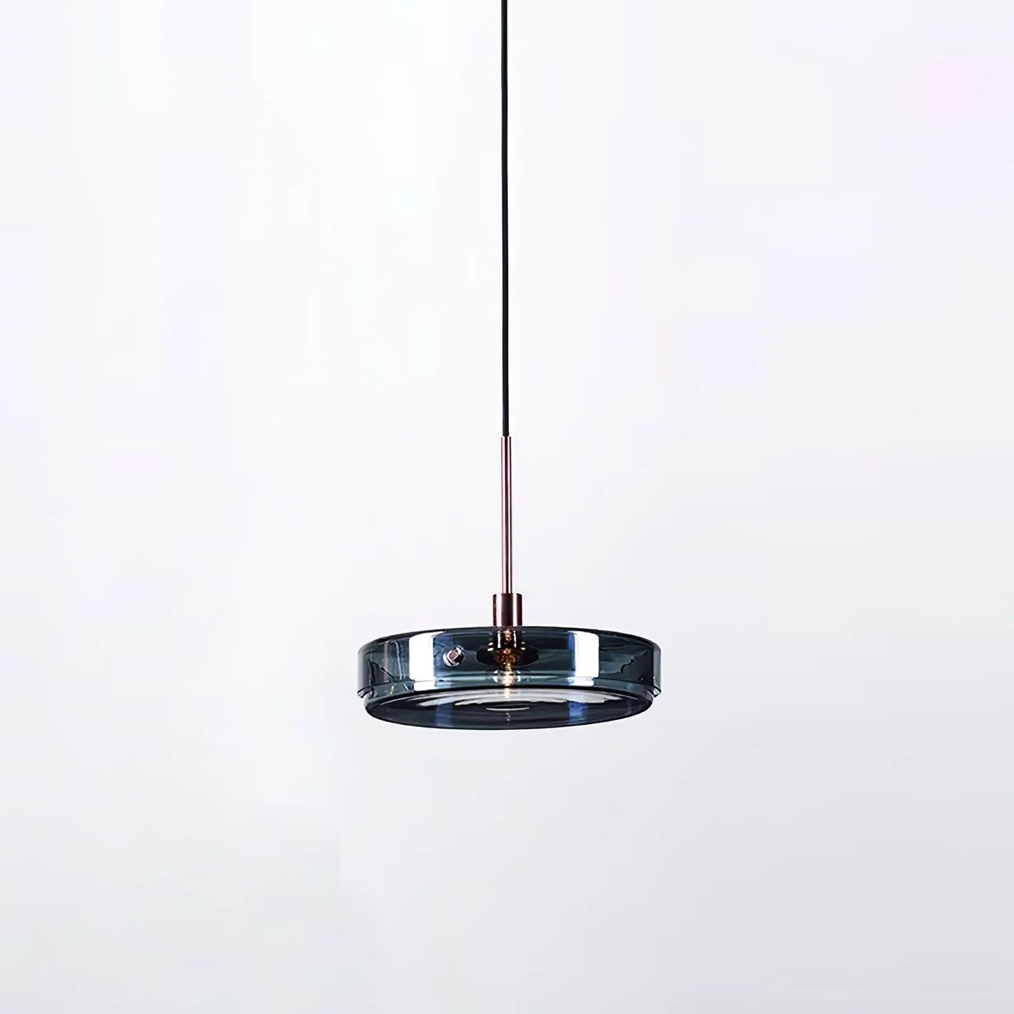 Glass Navy Pendant Lamp