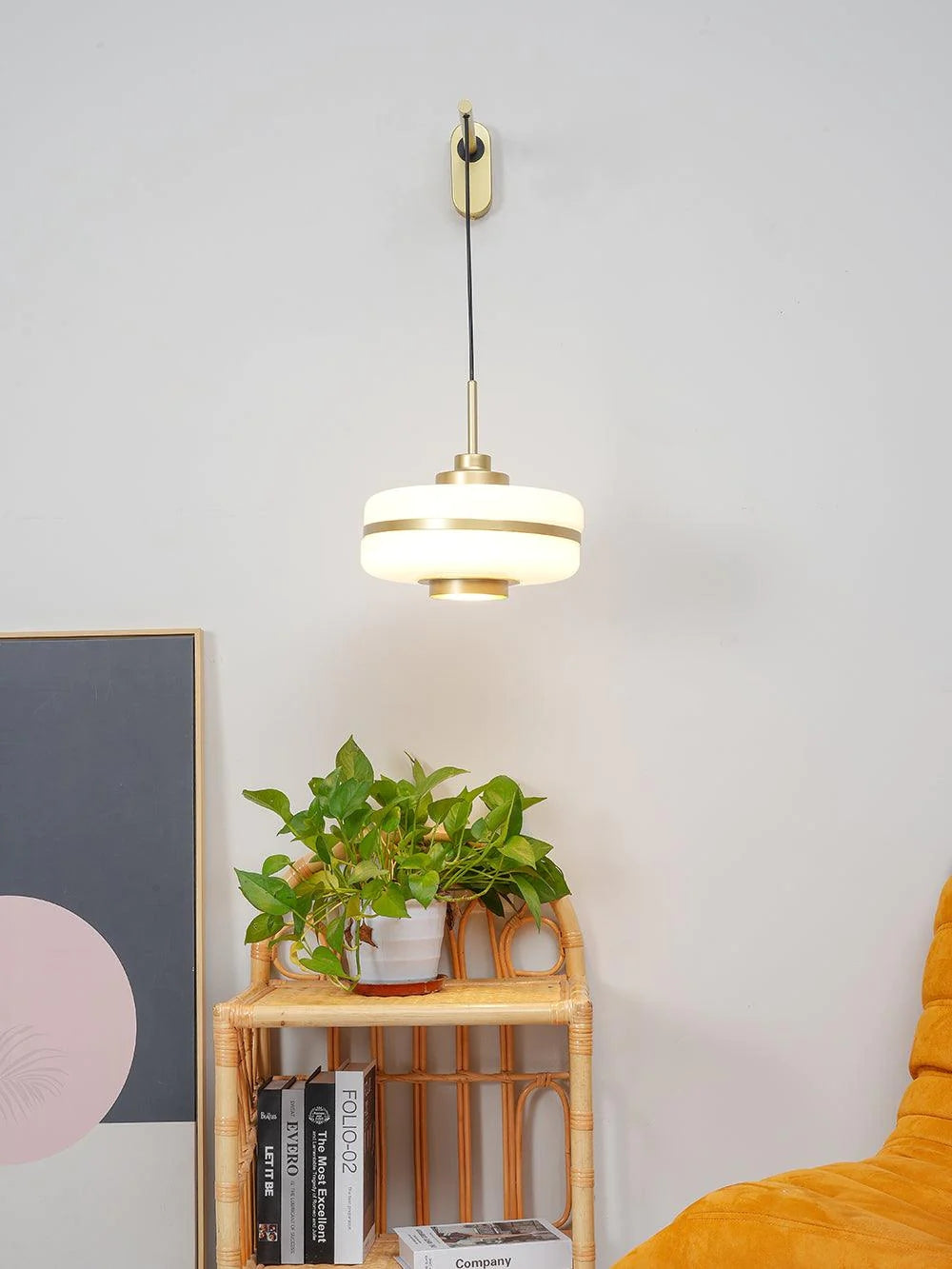 Round Biscuit Wall Lamp