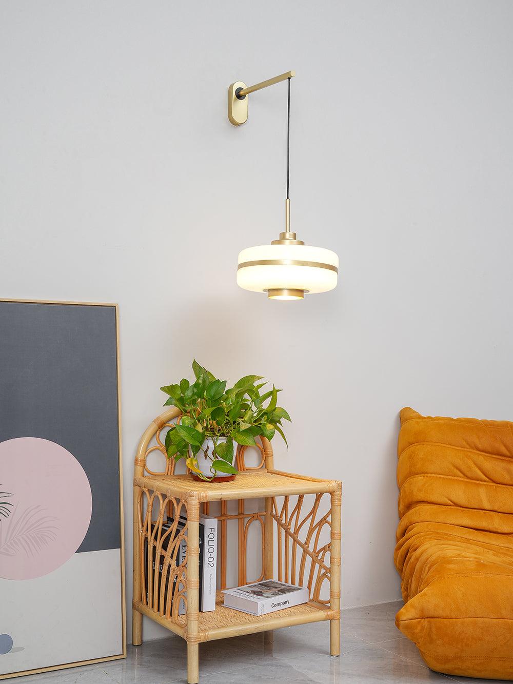 Round Biscuit Wall Lamp