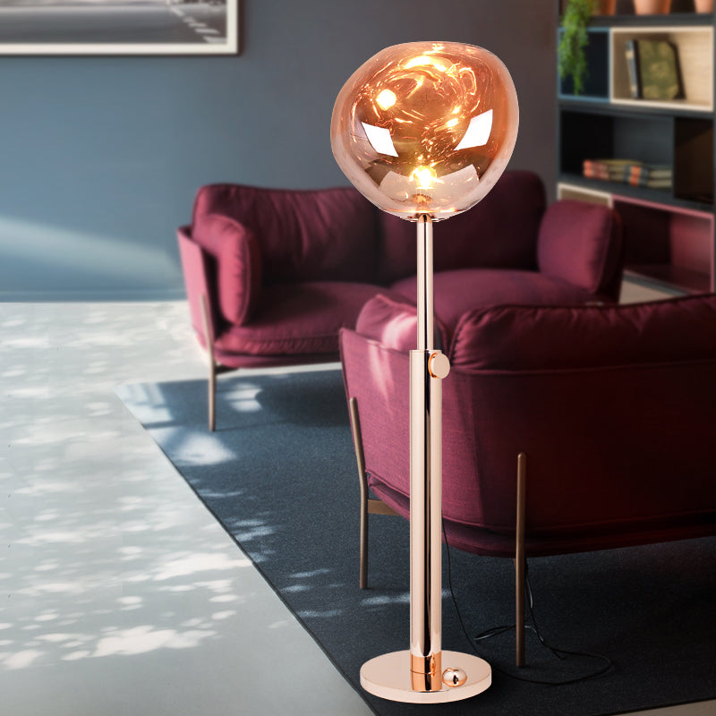 Melt  Floor Lamp Rose Gold