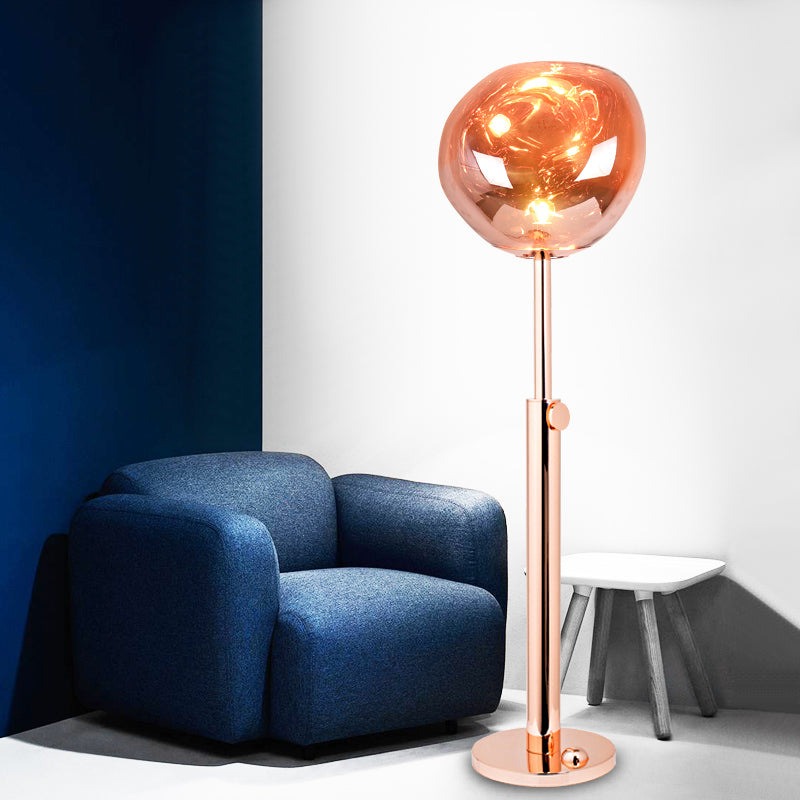 Melt Rose Gold Floor Lamp