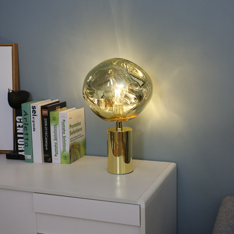 Melt glass table light