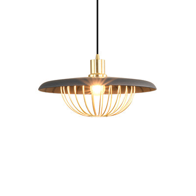 Walnut Wood Color Kasa Pendant Lamp