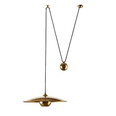 Vintage Counterweight Adjustable Pendant Light Pulley