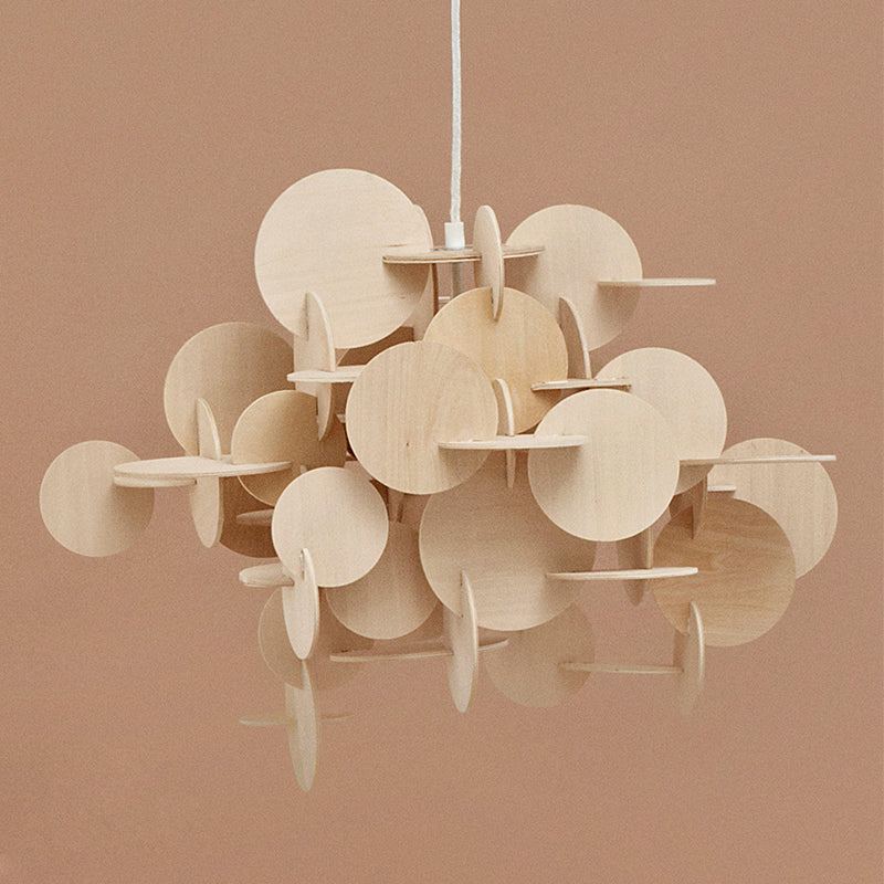Bau Wooden Chandelier Lamp