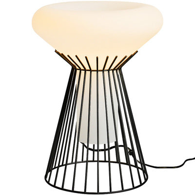 Tall Metal Cage Table Lamp