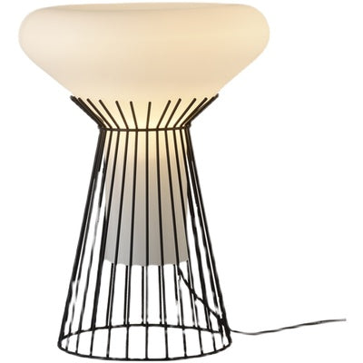 Tall Metal Cage Table Lamp