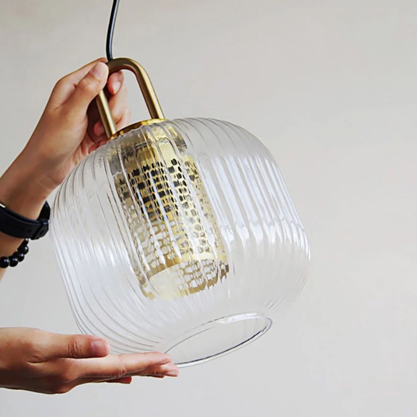 Striped Waves Pentand Lamp